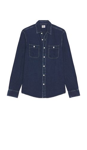 The Tried And True Chambray Workshirt in Blue. - size L (also in M, S, XL/1X) - Faherty - Modalova