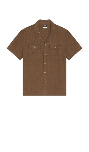 Reserve Basque Camp Shirt in Brown. - size L (also in M, S, XL/1X) - Faherty - Modalova