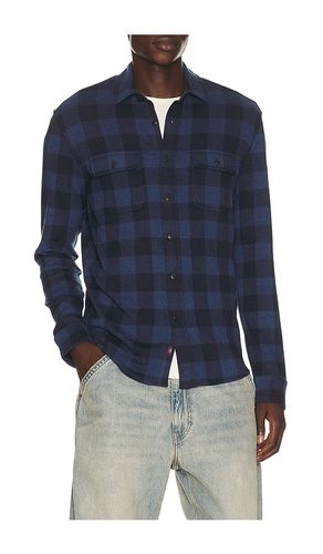 Legend Sweater Shirt in Blue. - size L (also in M, S, XL/1X) - Faherty - Modalova