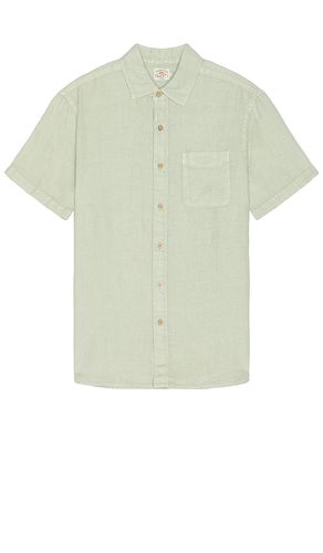 Short Sleeve Linen Laguna Shirt in Green. - size M (also in S, XL/1X) - Faherty - Modalova