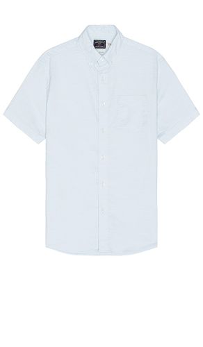 Short Sleeve Supima Oxford Shirt in Blue. - size S (also in XL/1X) - Faherty - Modalova