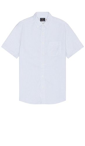 Short Sleeve Supima Oxford Shirt in White. - size M (also in XL/1X) - Faherty - Modalova