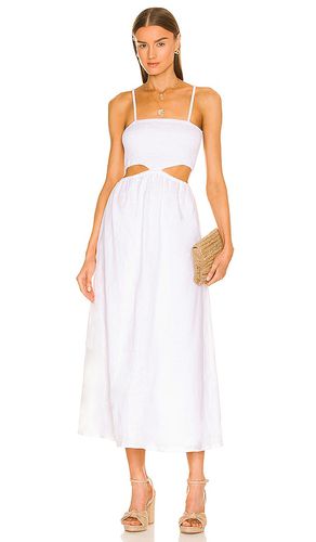 Tayari midi dress in color white size L in - White. Size L (also in M, XL) - FAITHFULL THE BRAND - Modalova