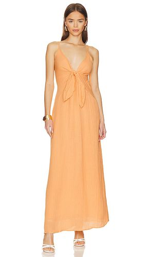 Verona midi dress in color peach size L in - Peach. Size L (also in M, S, XL, XS) - FAITHFULL THE BRAND - Modalova