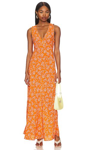 Acacia midi dress in color orange size XL in - Orange. Size XL (also in XS, XXL) - FAITHFULL THE BRAND - Modalova