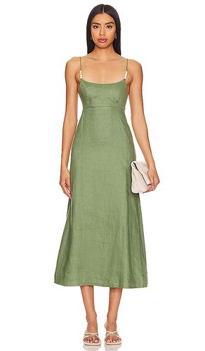 Vestido midi regina en color talla S en - Sage. Talla S (también en L, XL, XS) - FAITHFULL THE BRAND - Modalova