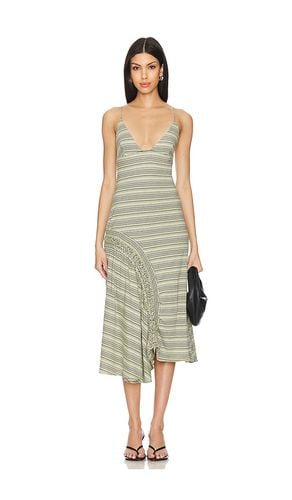 Hyeres Asymmetrical Midi Dress in Sage. - size L (also in M, S, XL, XS) - FAITHFULL THE BRAND - Modalova