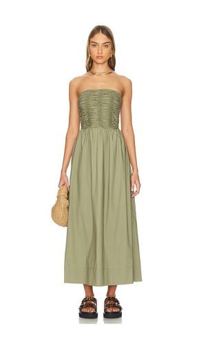 Dominquez Midi Dress in Olive. - size L (also in M, S, XS) - FAITHFULL THE BRAND - Modalova