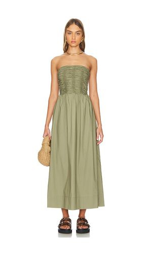 Dominquez Midi Dress in Olive. - size L (also in M, XS) - FAITHFULL THE BRAND - Modalova