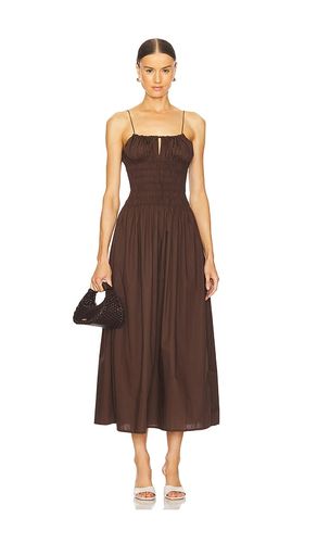 Vestido midi aya string en color chocolate talla L en - Chocolate. Talla L (también en M, S, XL, XS) - FAITHFULL THE BRAND - Modalova