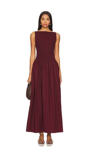 Margot Midi Dress in Burgundy. - size L (also in M, S, XL, XS) - FAITHFULL THE BRAND - Modalova