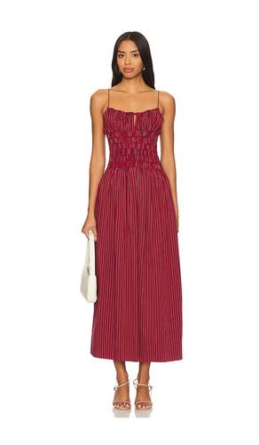 Aya String Midi Dress in Burgundy. - size L (also in M, S, XL, XS) - FAITHFULL THE BRAND - Modalova