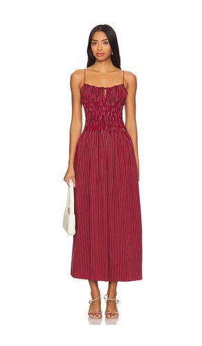 Aya String Midi Dress in Burgundy. - size L (also in M, XL, XS) - FAITHFULL THE BRAND - Modalova