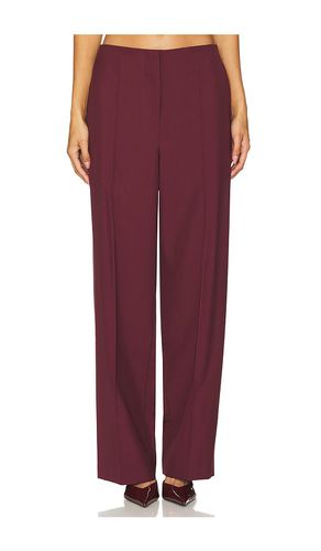 Emilie Trouser in Burgundy. - size L (also in M, S, XS) - FAITHFULL THE BRAND - Modalova