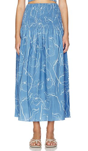 Baia Midi Skirt in Blue. - size L (also in M, S, XL) - FAITHFULL THE BRAND - Modalova