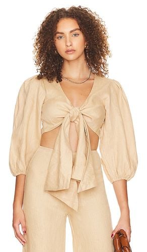 Ce soir top en color beige talla M en - Beige. Talla M (también en XL, XS) - FAITHFULL THE BRAND - Modalova