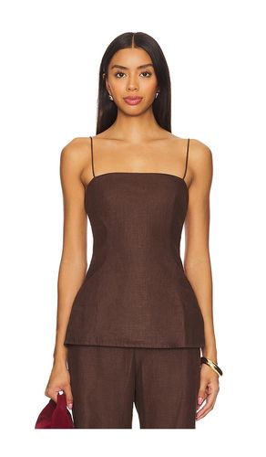 X REVOLVE Ostano Top in Chocolate. - size L (also in M, S, XL, XS) - FAITHFULL THE BRAND - Modalova