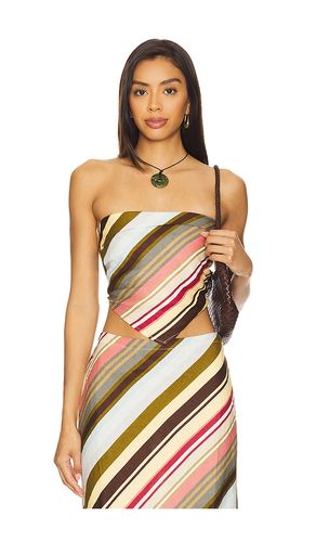 Antibes Strapless Top in Brown,Olive,Baby Blue. - size L (also in M, S, XS) - FAITHFULL THE BRAND - Modalova