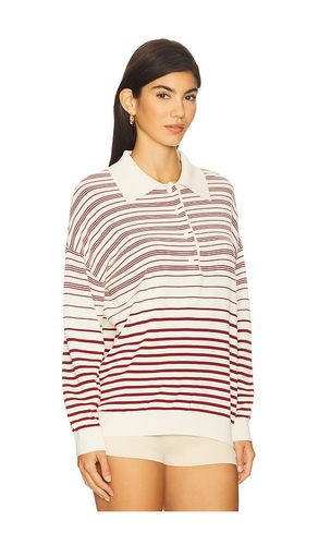 Harlow Oversized Polo in Cream,Red. - size S (also in XL) - FAITHFULL - Modalova