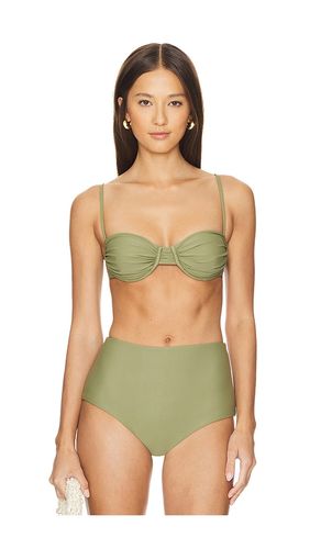 Stefania Bikini Top in Olive. - size L (also in M, S) - FAITHFULL THE BRAND - Modalova