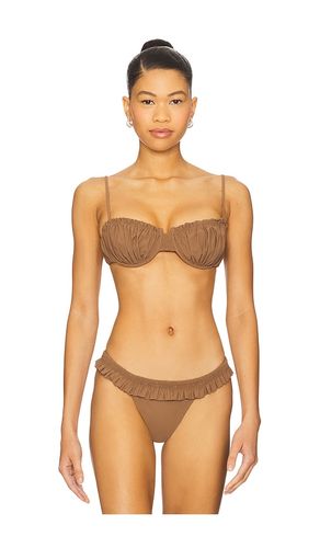 Esterel Bikini Top in Brown. - size S (also in XS) - FAITHFULL - Modalova