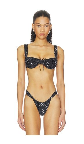 Dinard Bikini Top in Black & White. - size L (also in M, XS) - FAITHFULL - Modalova