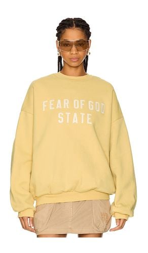 Sudadera en color amarillo talla L en Ámbar - Yellow. Talla L (también en M, S, XL, XS) - Fear of God ESSENTIALS - Modalova