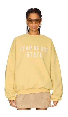 Sudadera en color amarillo talla L en Ámbar - Yellow. Talla L (también en M, S, XS, XXL) - Fear of God ESSENTIALS - Modalova