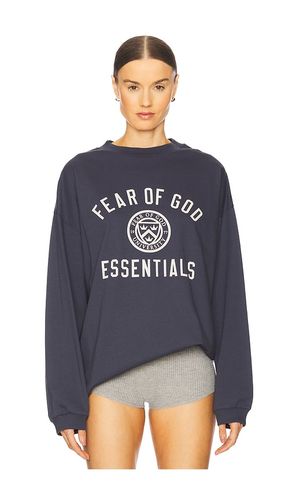 Playera jersey en color azul talla L en - Blue. Talla L (también en M) - Fear of God ESSENTIALS - Modalova