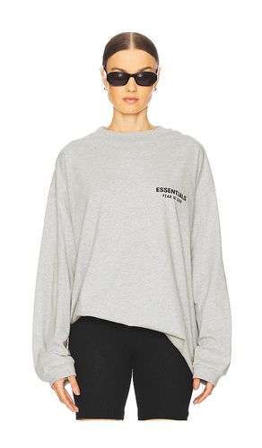 Jersey long sleeve t-shirt en color gris claro talla L en - Light Grey. Talla L (tamb - Fear of God ESSENTIALS - Modalova