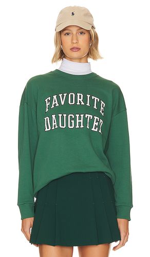 Collegiate Sweatshirt in Green. - size L (also in M, S, XL, XS) - Favorite Daughter - Modalova