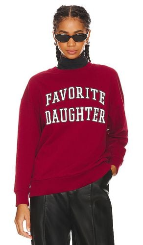 Collegiate Sweatshirt in Red. - size L (also in M, S, XL, XS) - Favorite Daughter - Modalova