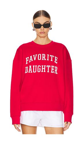 Collegiate Sweatshirt in Burgundy. - size L (also in M, S, XL, XS) - Favorite Daughter - Modalova