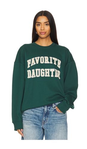 Collegiate Sweatshirt in Dark Green. - size M (also in S, XS) - Favorite Daughter - Modalova