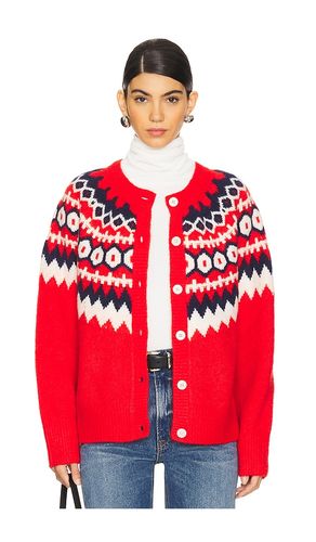 The Snowed in Cardigan in Red. - size L (also in S, XL, XS) - Favorite Daughter - Modalova