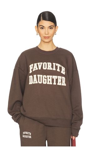Collegiate Sweatshirt in Brown. - size M (also in S, XS) - Favorite Daughter - Modalova