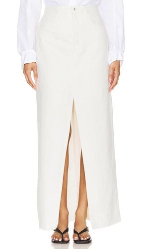 The Sadie High Rise Maxi Skirt in Ivory. - size 24 (also in 25, 26, 28, 29, 30) - Favorite Daughter - Modalova