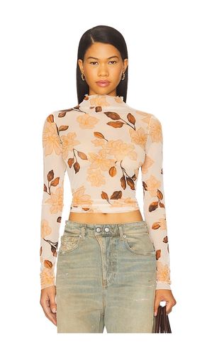 The Sheer Fantasy Top in Cream. - size L (also in M, S, XS) - Favorite Daughter - Modalova