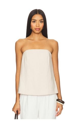 The Olivia Bustier Top in Neutral. - size M (also in S, XS) - Favorite Daughter - Modalova