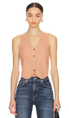 The Knit Favorite Vest in Tan. - size L (also in M, S) - Favorite Daughter - Modalova