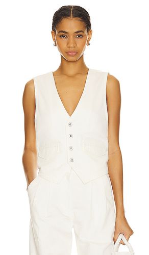 The Poppy Vest in White. - size L (also in M, S) - Favorite Daughter - Modalova