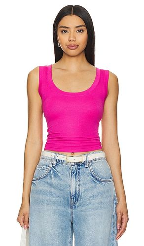 The Ribbed Tank in Pink. - size L (also in S, XS) - Favorite Daughter - Modalova