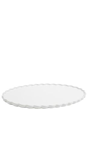 Bandeja ceramic wave platter en color blanco talla all - Fazeek - Modalova
