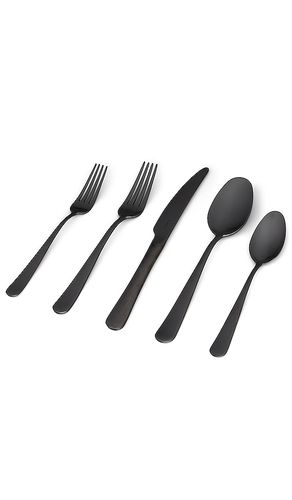 Juego de cubiertos flatware set en color negro talla all - Fable - Modalova