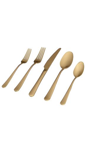 Juego de cocina flatware set en color oro metálico talla all - Fable - Modalova