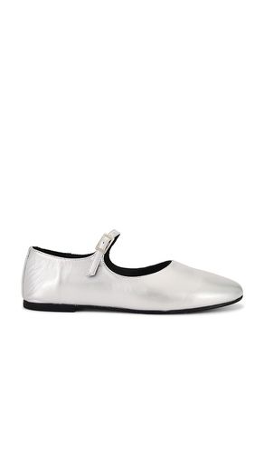 Aubrey Mary Jane in Metallic Silver. - size 10 (also in 6, 6.5, 7.5, 8) - Freda Salvador - Modalova
