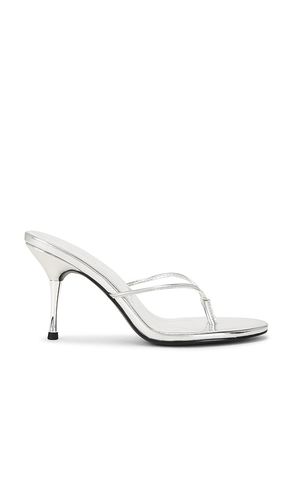 Osaka Sandal in Metallic , grey. - size 5 (also in 6, 7, 8, 9) - FEMME LA - Modalova