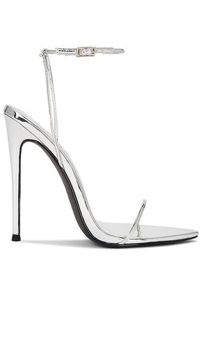 The Andx Sandal in Metallic Silver. - size 6 (also in 7, 8, 9) - FEMME LA - Modalova