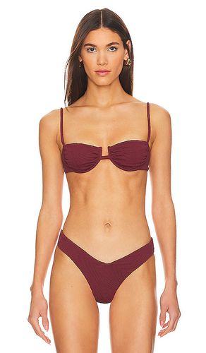 Gabriel Bikini Top in Burgundy. - size L (also in M, S, XS) - F E L L A - Modalova