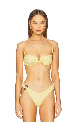 Gabriel Bikini Top in Lemon. - size L (also in M, S, XS) - F E L L A - Modalova